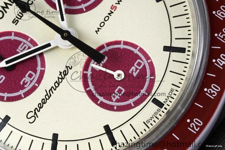 1229 Speedmaster Misson To Pluto 1:1 Best Edition Gray Dial On Nylon Strap Quartz TravelReady 7858